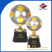 Trophée de football de trophée en métal de haute qualité personnalisé de haute qualité
